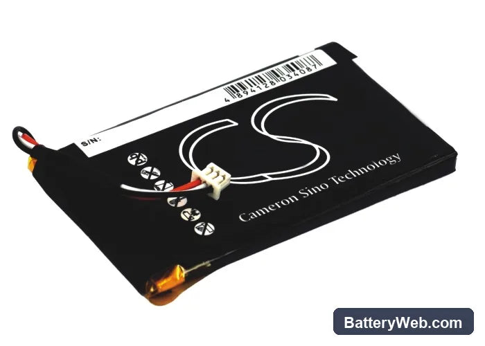 Magellan RoadMate 1212 Replacement Battery, 3.7V, 1100mAh, Li-Polymer 4