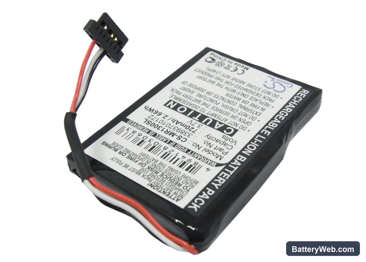 Magellan RoadMate 1300 Replacement Battery, 3.7V, 720mAh, Li-ion 2