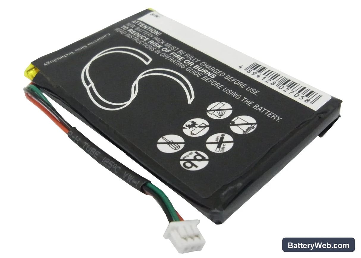 Magellan RoadMate 1400 Replacement Battery, 3.7V, 1300mAh, Li-Polymer 4