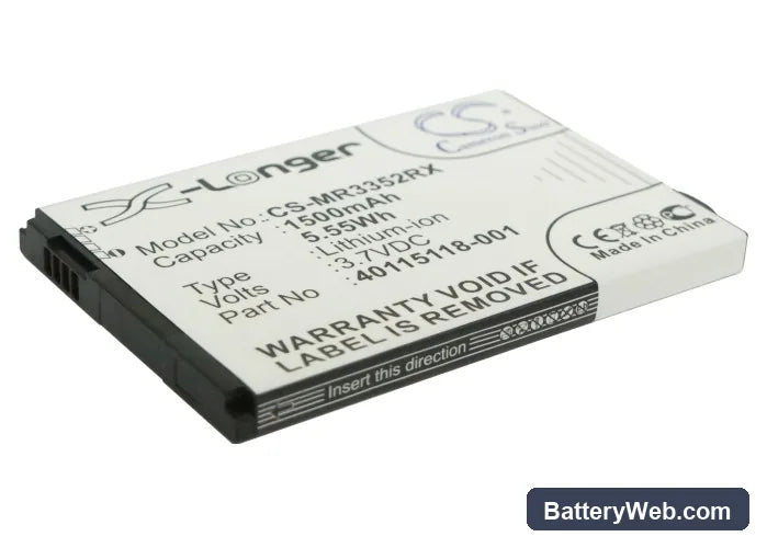 Novatel Wireless MiFi4510L Replacement Battery, 3.7V, 1500mAh, Li-ion 1