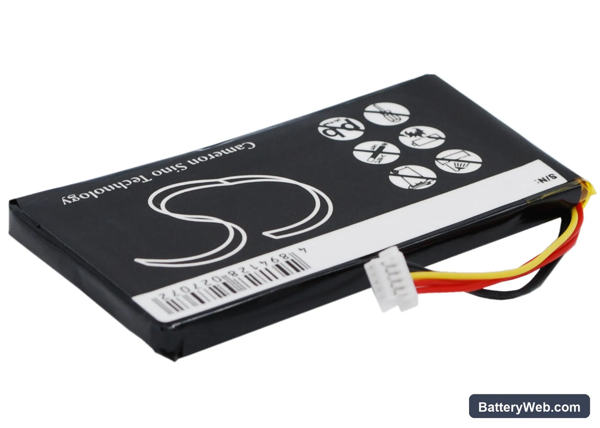 Magellan Maestro 5300 Replacement Battery, 3.7V, 1500mAh, Li-Polymer 4