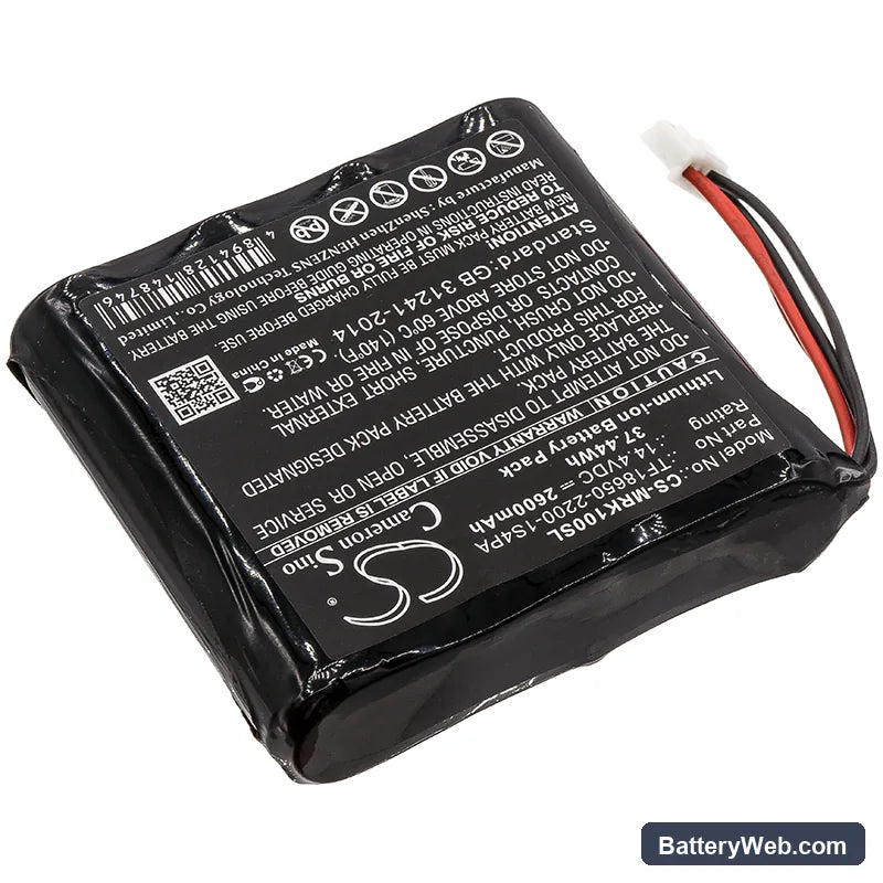 Marshall Kilburn Replacement Battery, 14.4V, 2600mAh, Li-ion 2