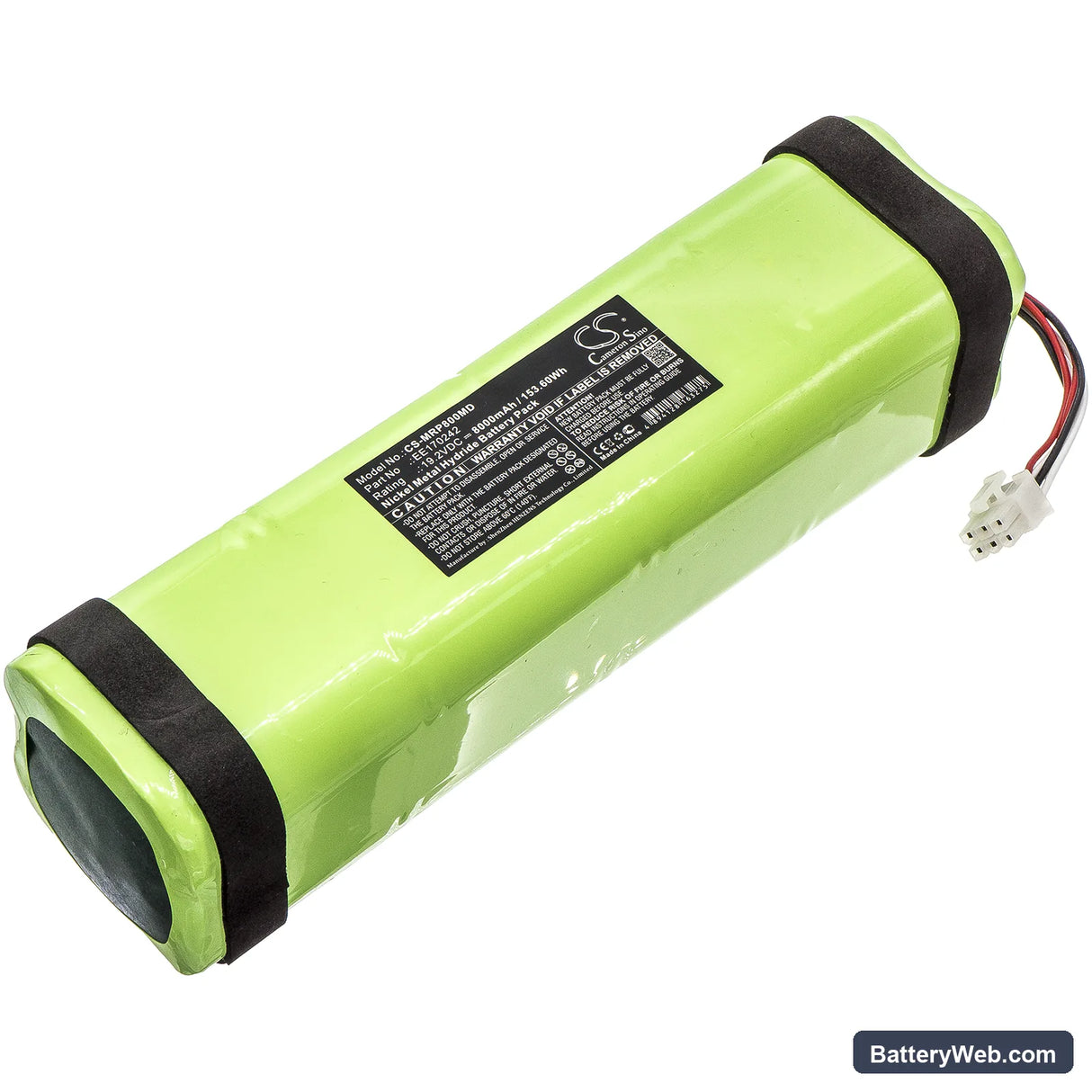 Marquette MAC 8 Replacement Battery, 19.2V, 8000mAh, Ni-MH 1