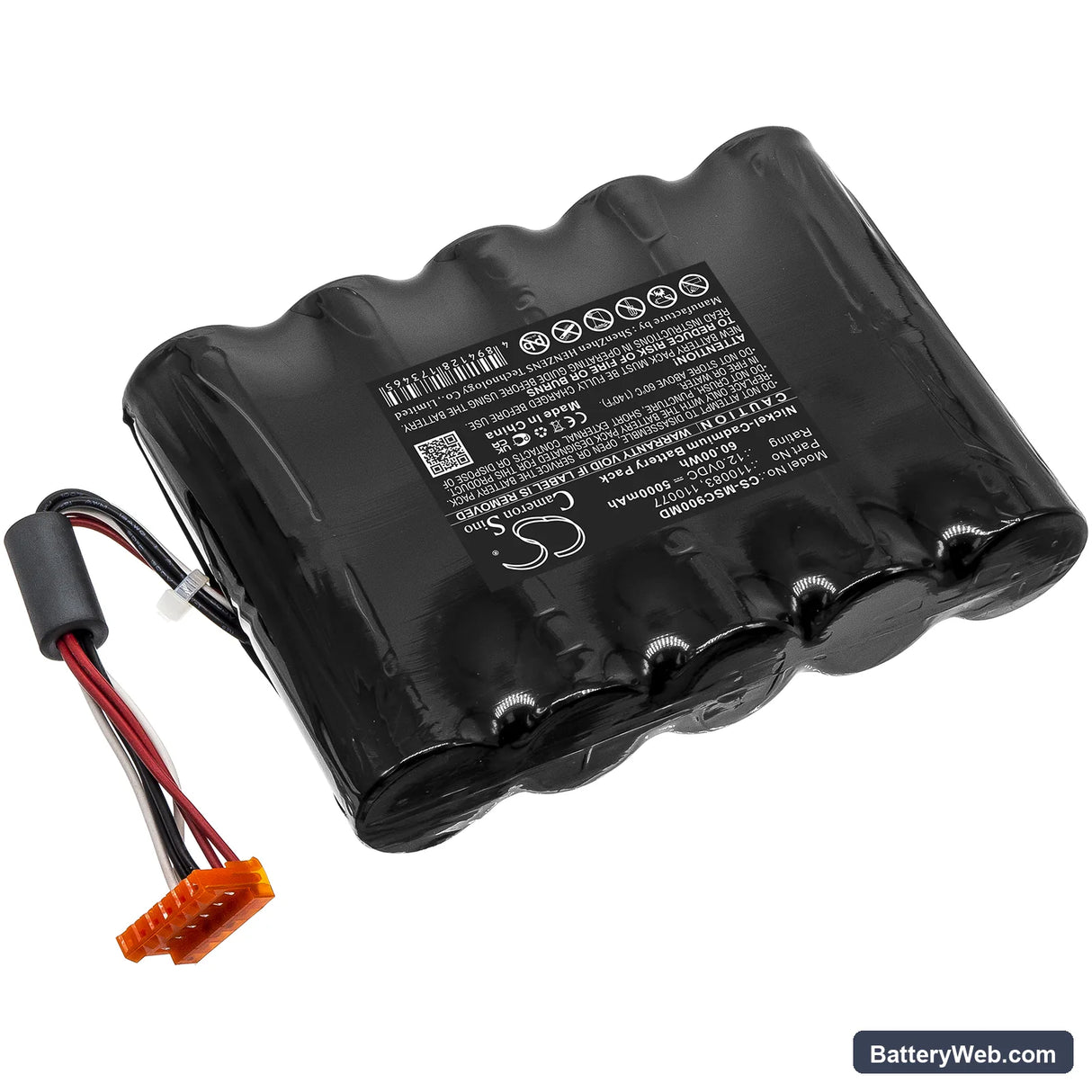 Siemens Monitor SC7000 Replacement Battery, 12V, 5000mAh, Ni-CD 2