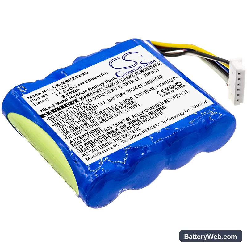 Masimo Rainbow Replacement Battery, 4.8V, 2000mAh, Ni-MH 1