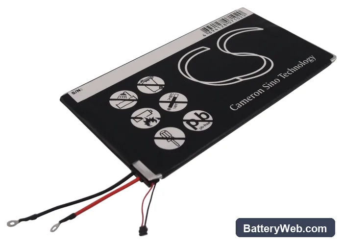 Motorola MZ609 Replacement Battery, 3.7V, 3950mAh, Li-Polymer 3