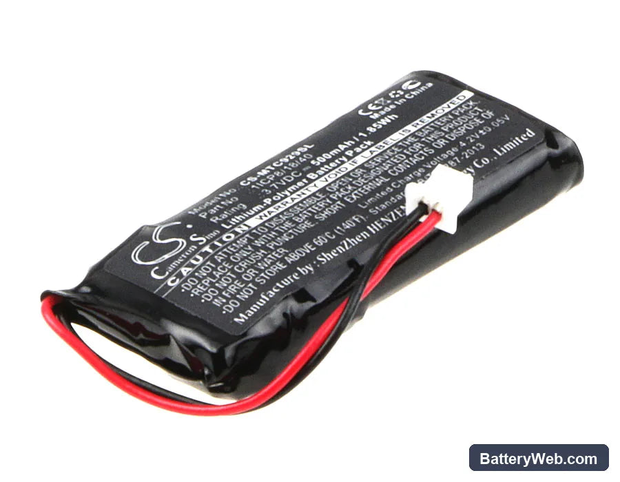 Midland BT City Replacement Battery, 3.7V, 500mAh, Li-Polymer 1