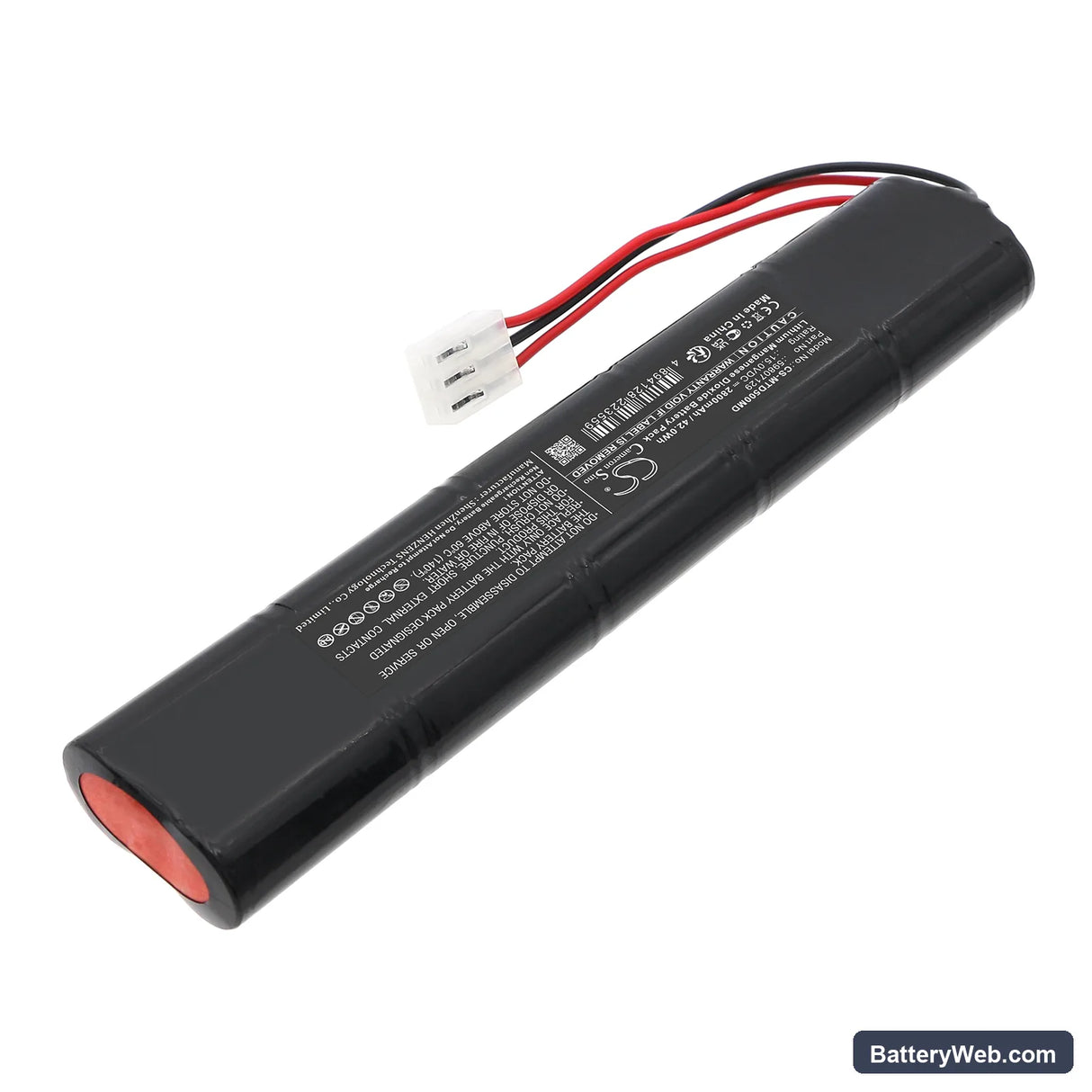 M&B AED 7000 plus Replacement Battery, 15V, 2800mAh, Li-MnO2 2