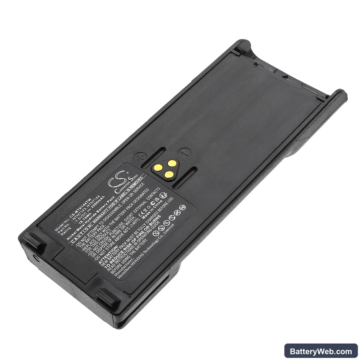 Motorola GP900 Replacement Battery, 7.5V, 2500mAh, Ni-MH 1
