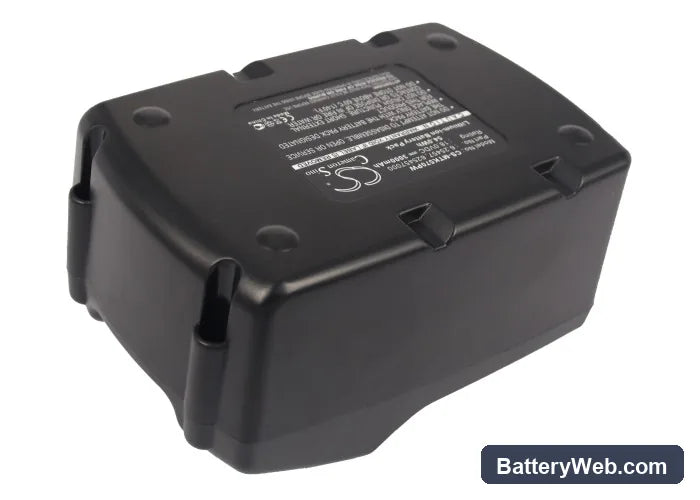 Haaga 355 accu Replacement Battery, 18V, 3000mAh, Li-ion 4