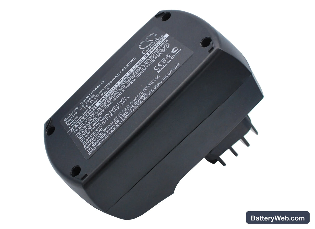 Metabo BSZ 14.4 Replacement Battery, 14.4V, 3000mAh, Li-ion 2
