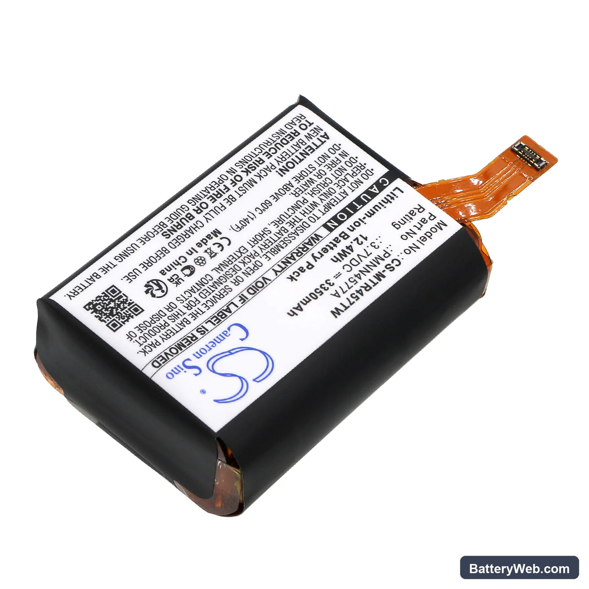 Motorola Replacement Battery, 3.7V, 3350mAh, Li-ion 2