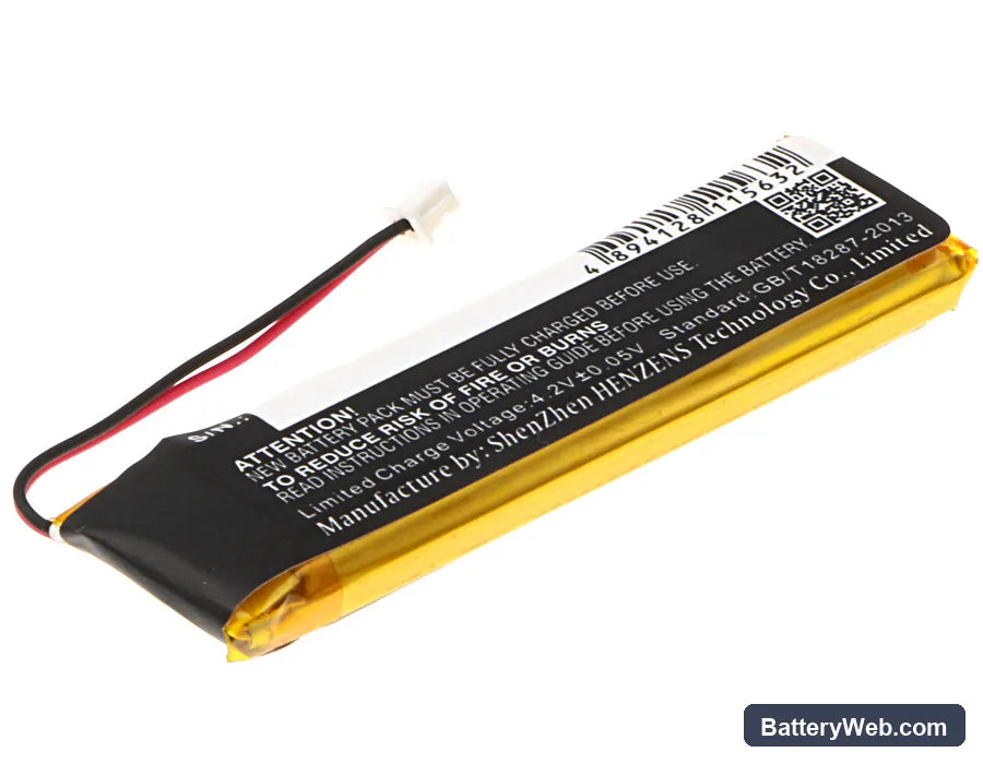 Midland BTX1 Replacement Battery, 3.7V, 950mAh, Li-Polymer 3