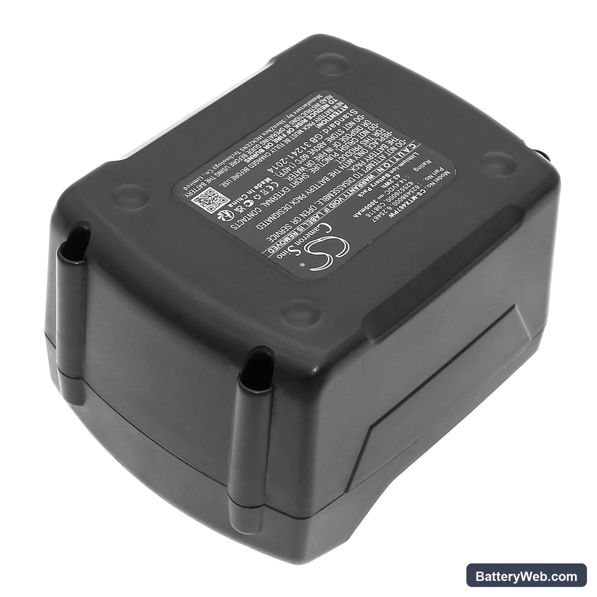 Metabo BS 14.4 LTX Impuls Replacement Battery, 14.4V, 3000mAh, Li-ion 4