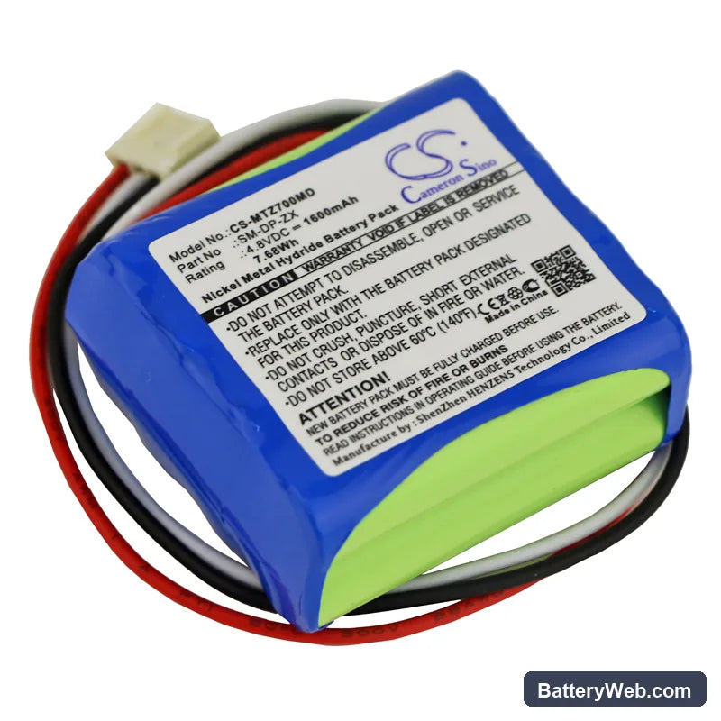 Morita SM-DP-ZX Replacement Battery, 4.8V, 1600mAh, Ni-MH 1