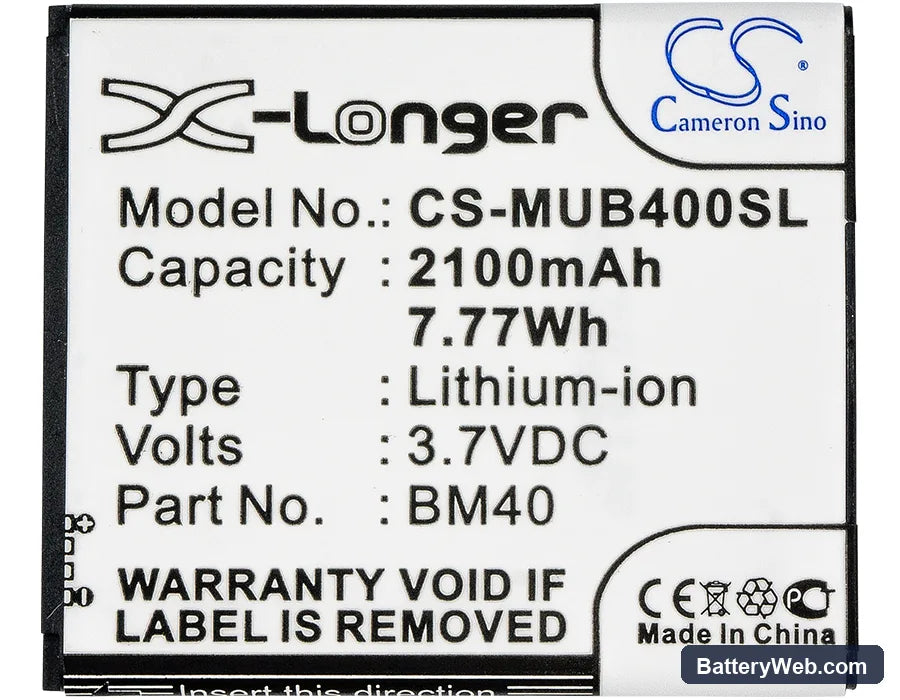 Xiaomi 2A Replacement Battery, 3.7V, 2100mAh, Li-ion 5