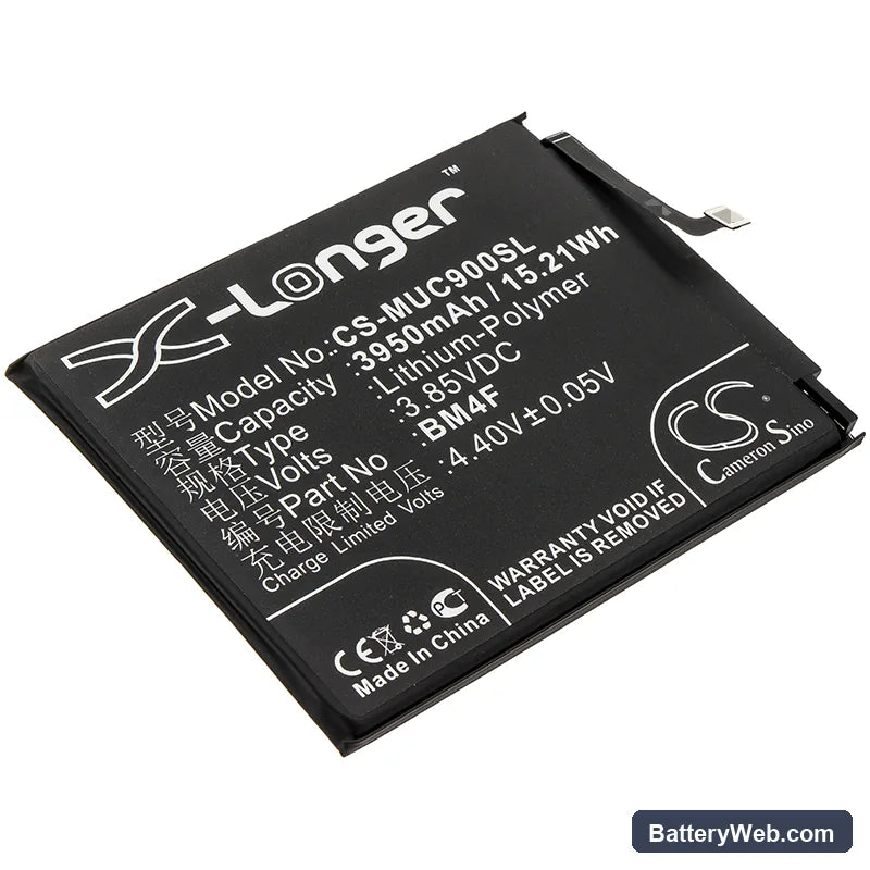 Xiaomi Mi CC9e Replacement Battery, 3.85V, 3950mAh, Li-Polymer 1