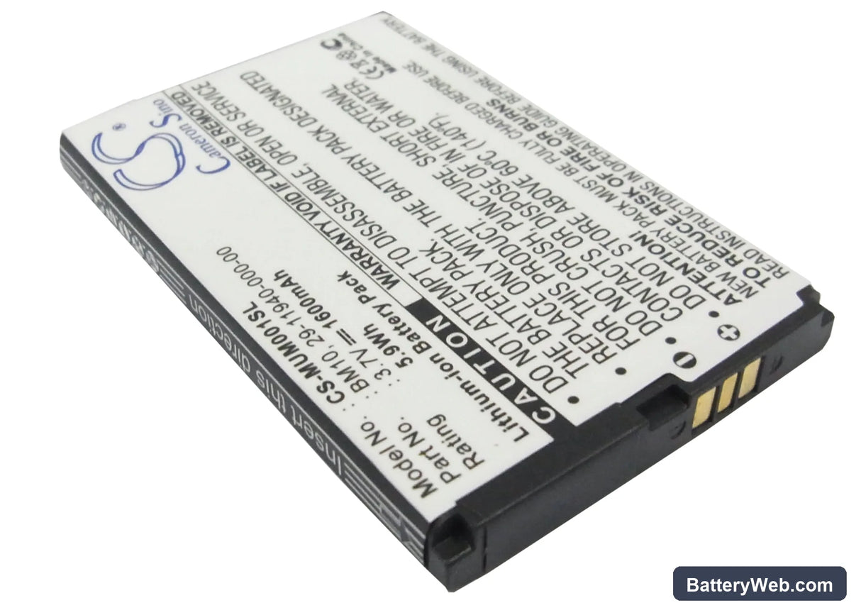 Xiaomi MI-ONE Plus Replacement Battery, 3.7V, 1600mAh, Li-ion 2