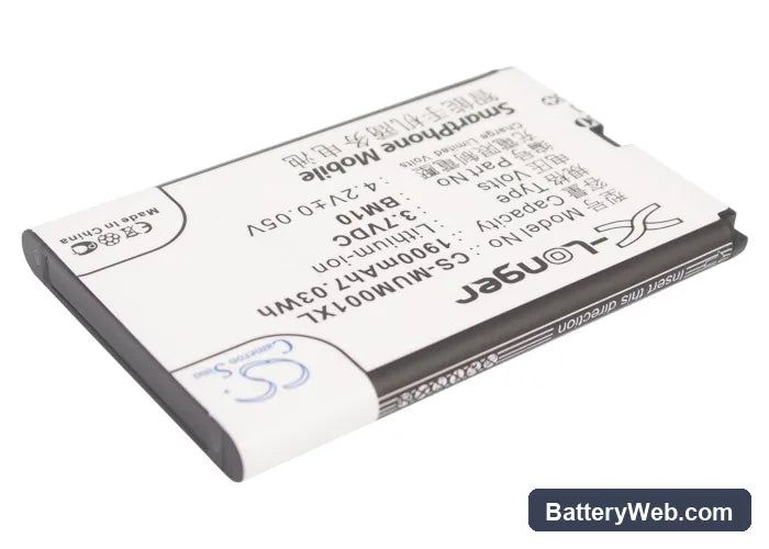 Xiaomi MI-ONE Plus Replacement Battery, 3.7V, 1900mAh, Li-ion 1