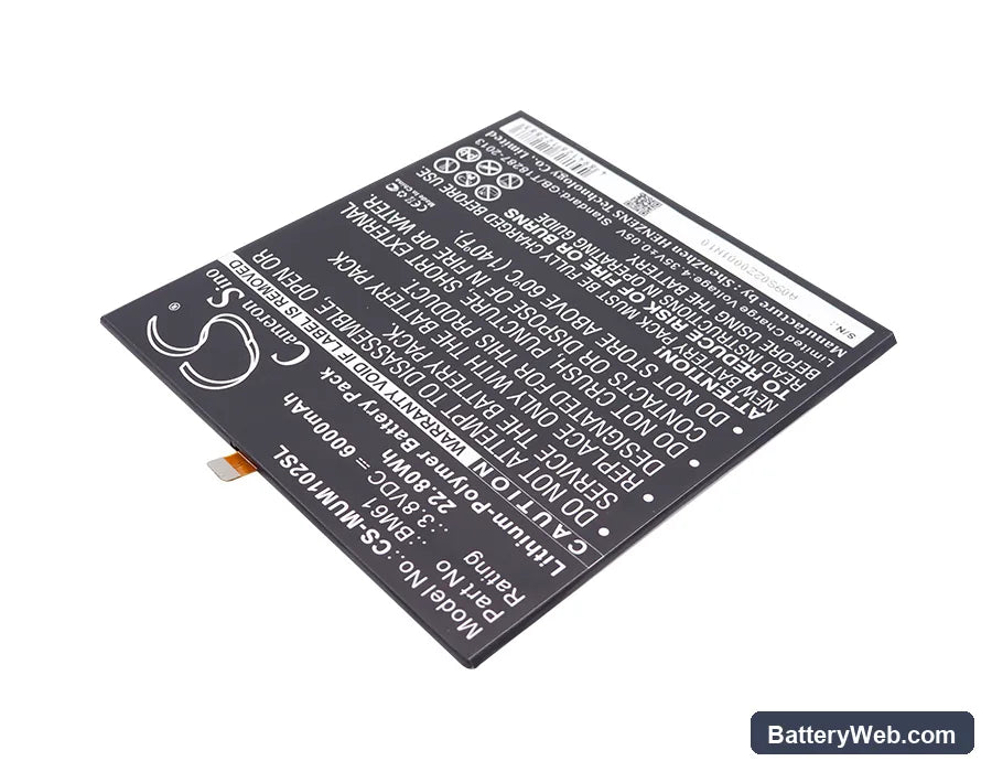 Xiaomi Mi Pad 2 Replacement Battery, 3.8V, 6000mAh, Li-Polymer 2