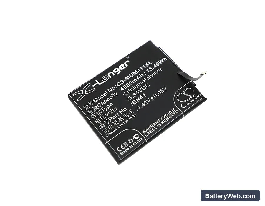 Xiaomi Note 4 Replacement Battery, 3.85V, 4000mAh, Li-Polymer 1