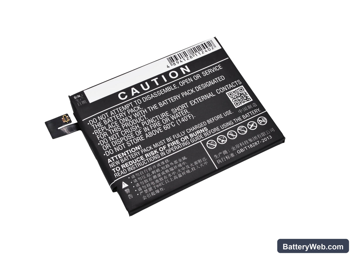 Redmi Replacement Battery, 3.8V, 3900mAh, Li-Polymer 3