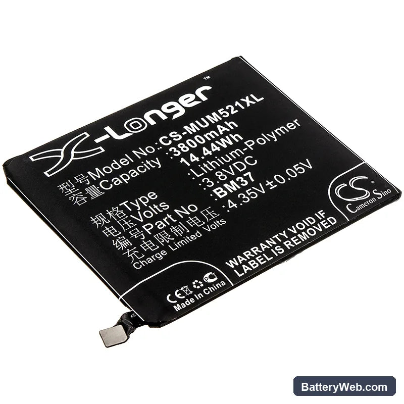 Xiaomi Mi 5s Plus ( China Version ) Replacement Battery, 3.8V, 3800mAh, Li-Polymer 1