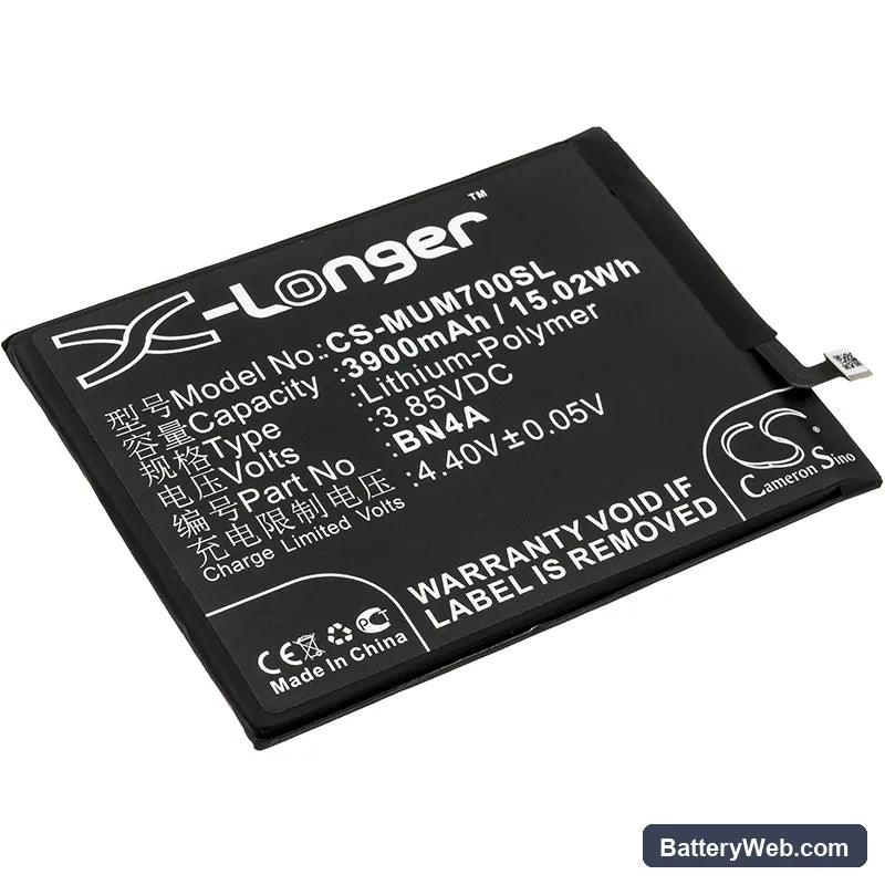 Xiaomi Redmi Note 7 Replacement Battery, 3.85V, 3900mAh, Li-Polymer 1