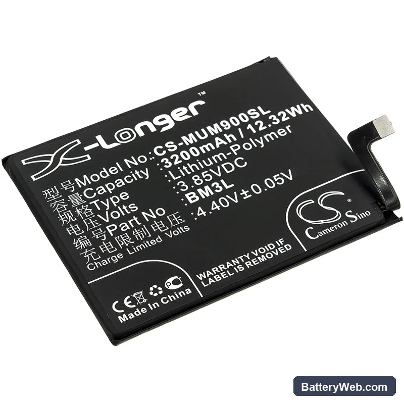 Xiaomi Mi 9 Replacement Battery, 3.85V, 3200mAh, Li-Polymer 1