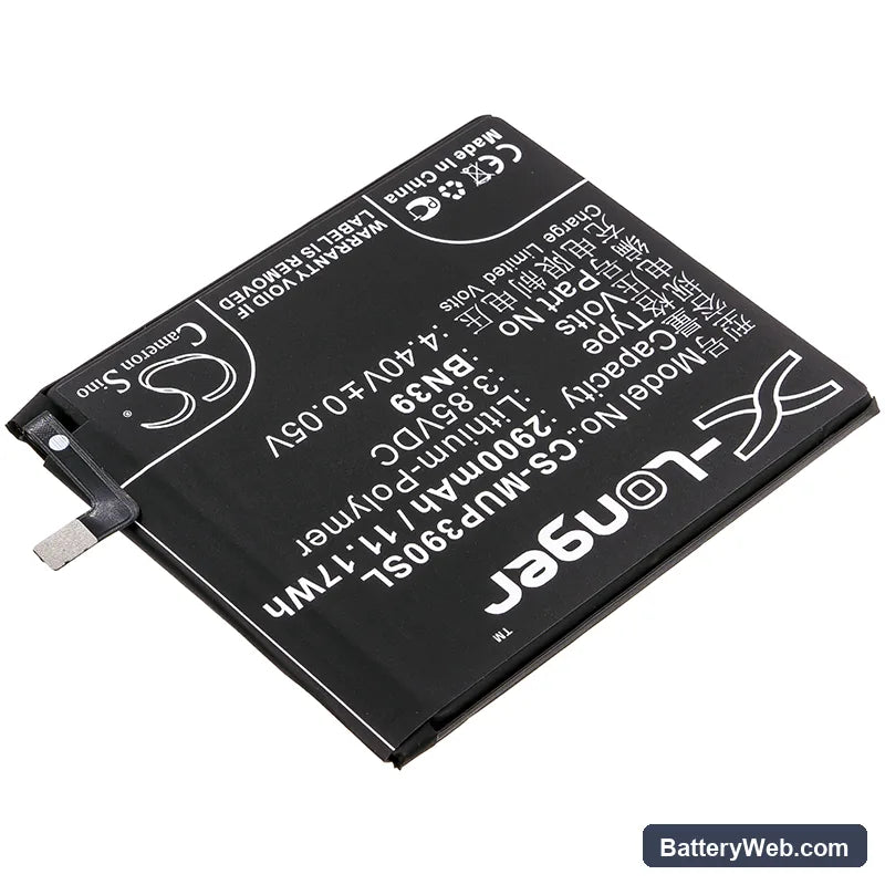 Xiaomi Mi Play Replacement Battery, 3.85V, 2900mAh, Li-Polymer 2