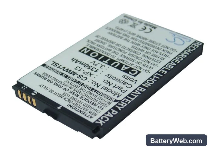 MWG Atom V Replacement Battery, 3.7V, 1350mAh, Li-ion 2