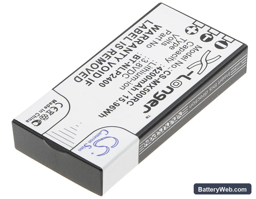 URC MX-5000 Replacement Battery, 3.8V, 4200mAh, Li-ion 2