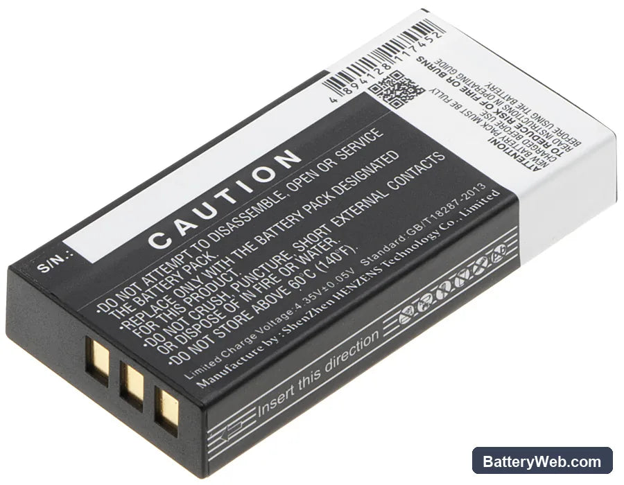 URC MX-5000 Replacement Battery, 3.8V, 4200mAh, Li-ion 4