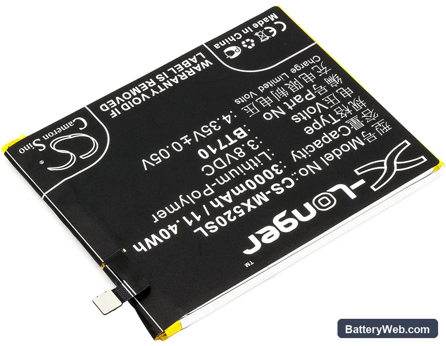 Meilan A5 Replacement Battery, 3.8V, 3000mAh, Li-Polymer 2