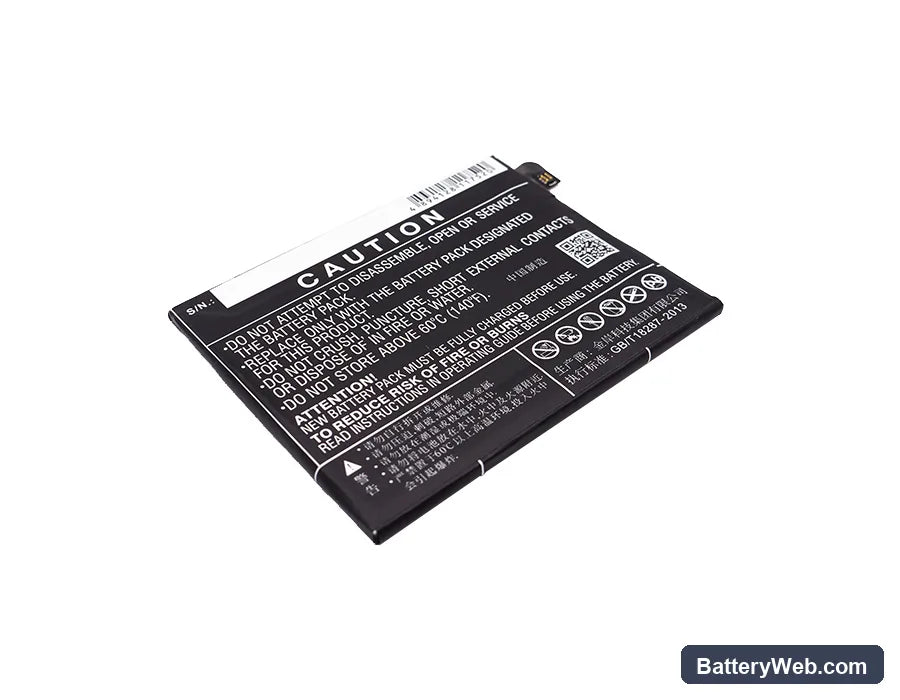 MeiZu L681C Replacement Battery, 3.9V, 4000mAh, Li-Polymer 3