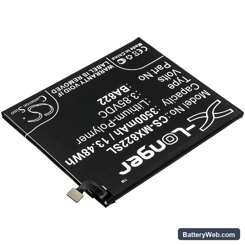 MeiZu Note 8 Replacement Battery, 3.85V, 3500mAh, Li-Polymer 2