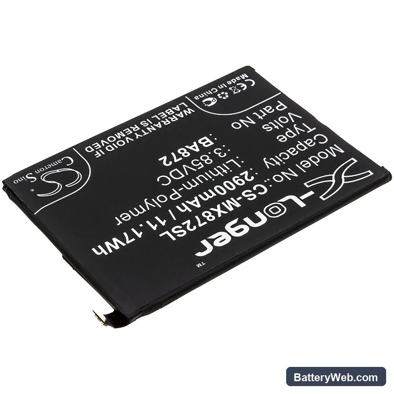 Meilan 16X Replacement Battery, 3.85V, 2900mAh, Li-Polymer 2