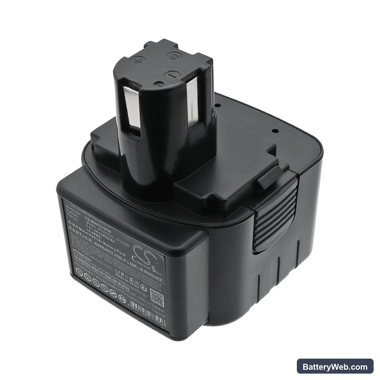 Max Rebar RB215 Replacement Battery, 9.6V, 1500mAh, Ni-MH 1