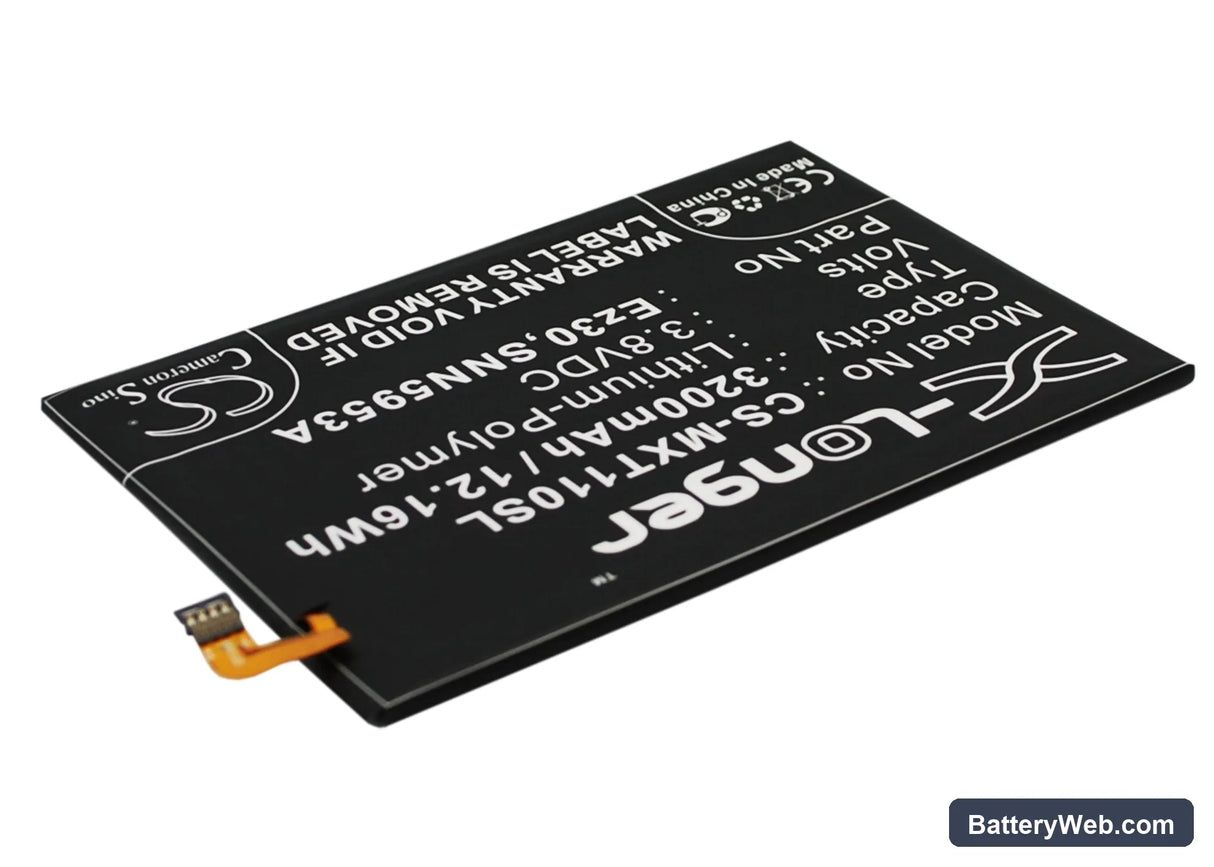 Google Nexus 6 Replacement Battery, 3.8V, 3200mAh, Li-Polymer 3