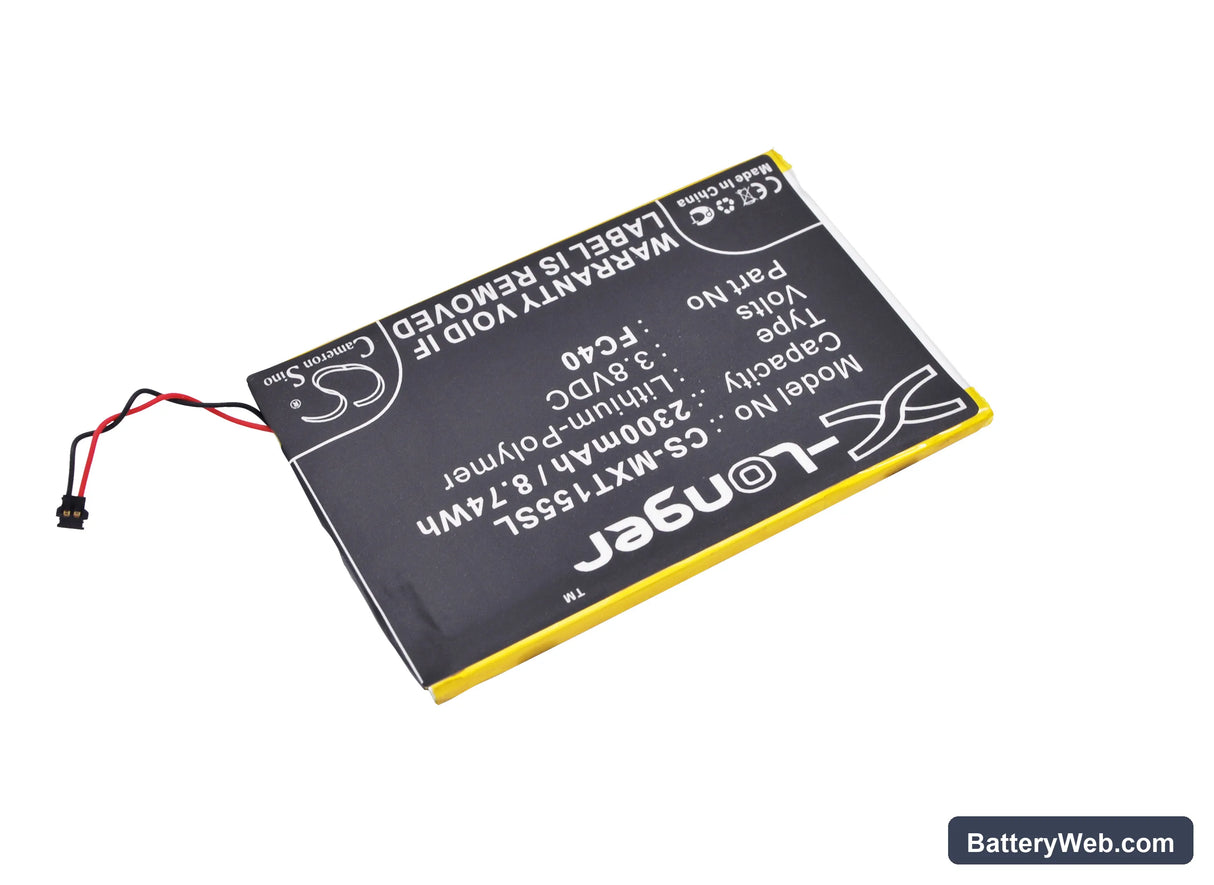 Motorola Moto G 3rd gen Replacement Battery, 3.8V, 2300mAh, Li-Polymer 2