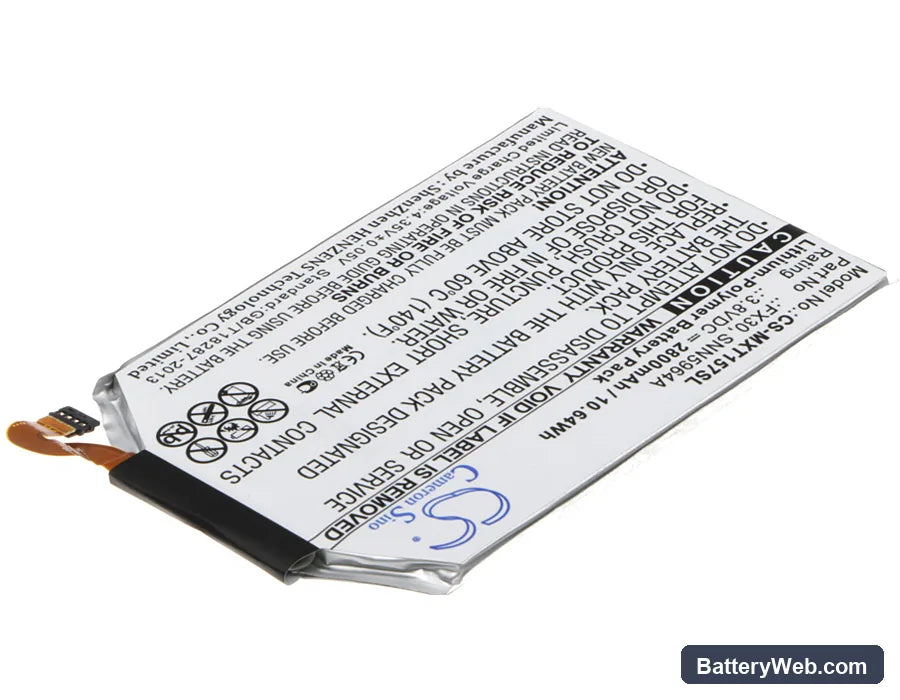 Motorola Moto X Style Replacement Battery, 3.8V, 2800mAh, Li-Polymer 2