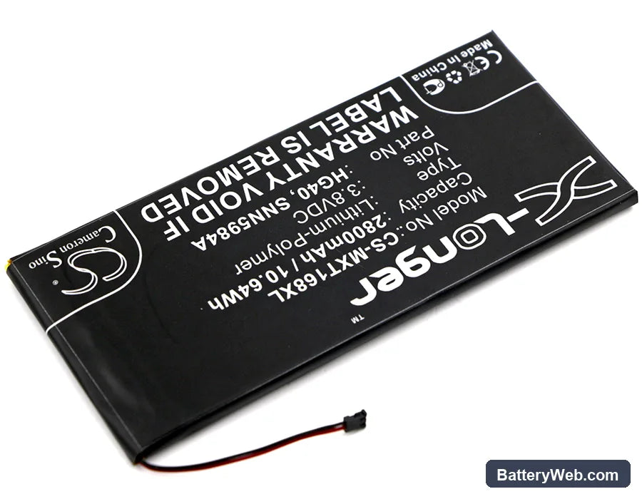 Motorola Moto G5 Plus Replacement Battery, 3.8V, 2800mAh, Li-Polymer 2