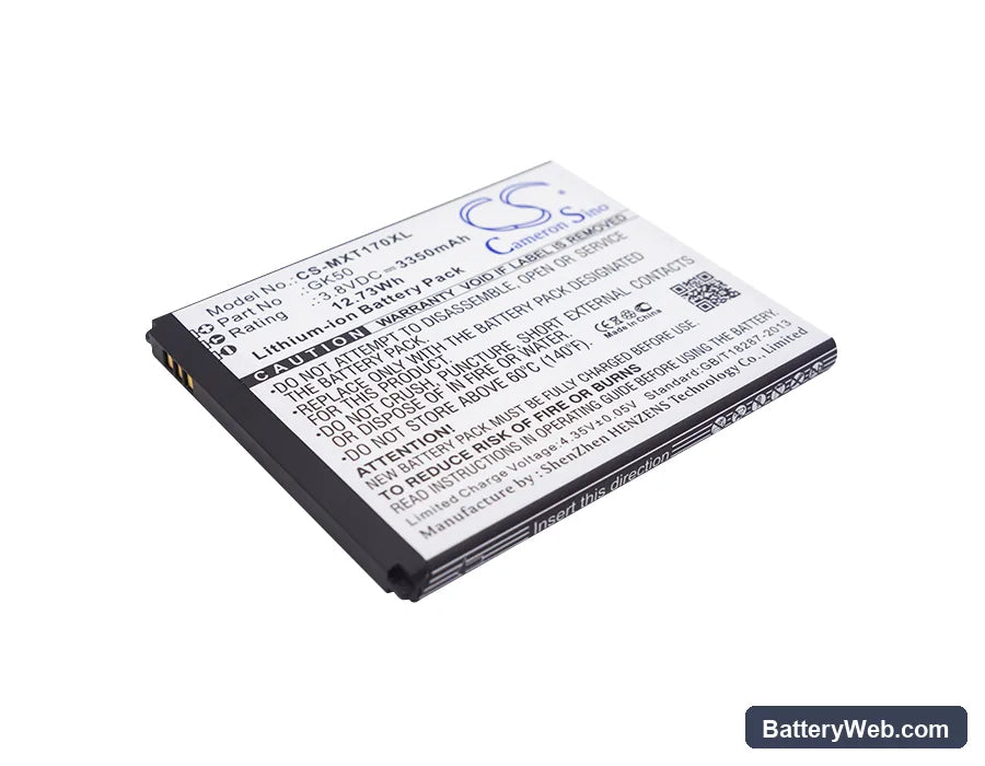 Motorola Moto E Power Replacement Battery, 3.8V, 3350mAh, Li-ion 1
