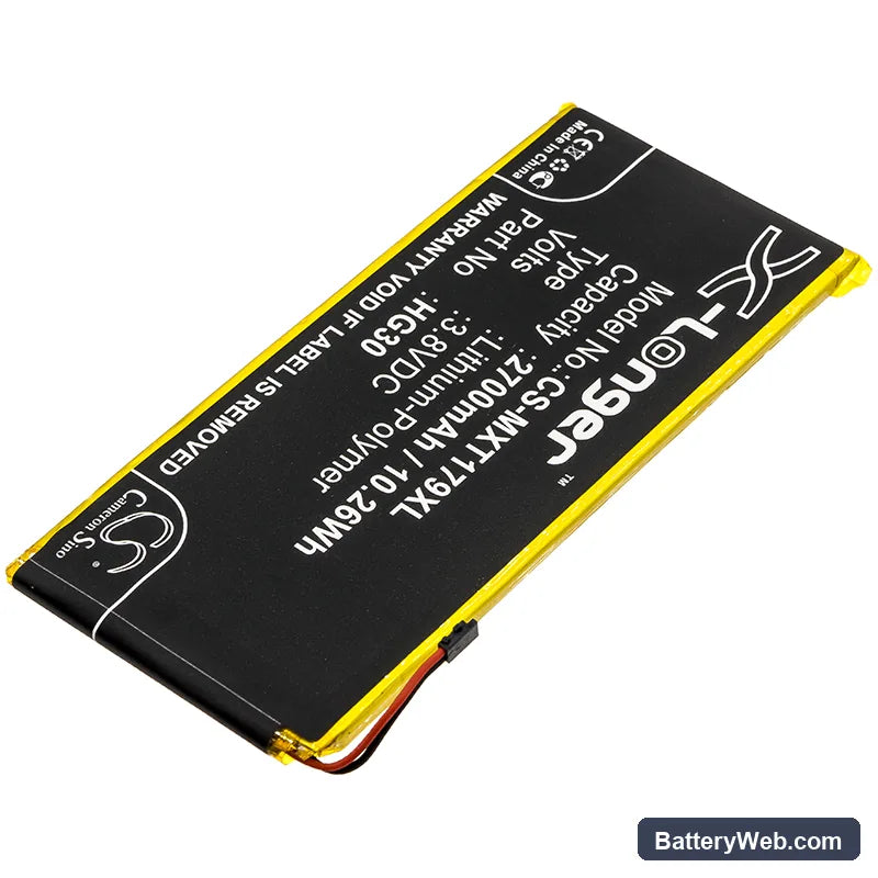 Motorola Moto G5S Replacement Battery, 3.8V, 2700mAh, Li-Polymer 2