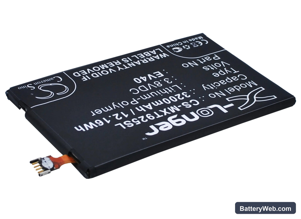 Motorola Droid Razr HD Replacement Battery, 3.8V, 3200mAh, Li-Polymer 3