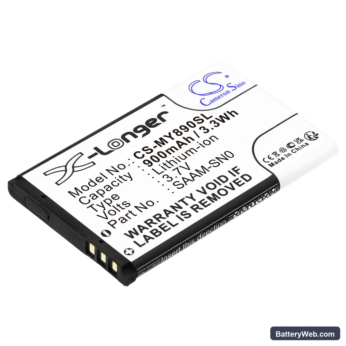 Explay Ice Replacement Battery, 3.7V, 900mAh, Li-ion 1