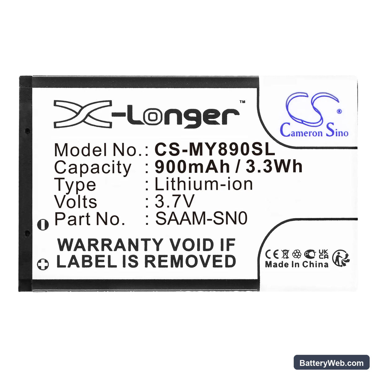 Explay Ice Replacement Battery, 3.7V, 900mAh, Li-ion 3