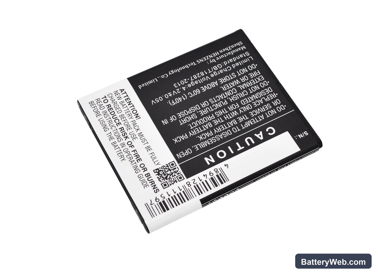 MyPhone Fun 2 Replacement Battery, 3.7V, 1800mAh, Li-ion 3