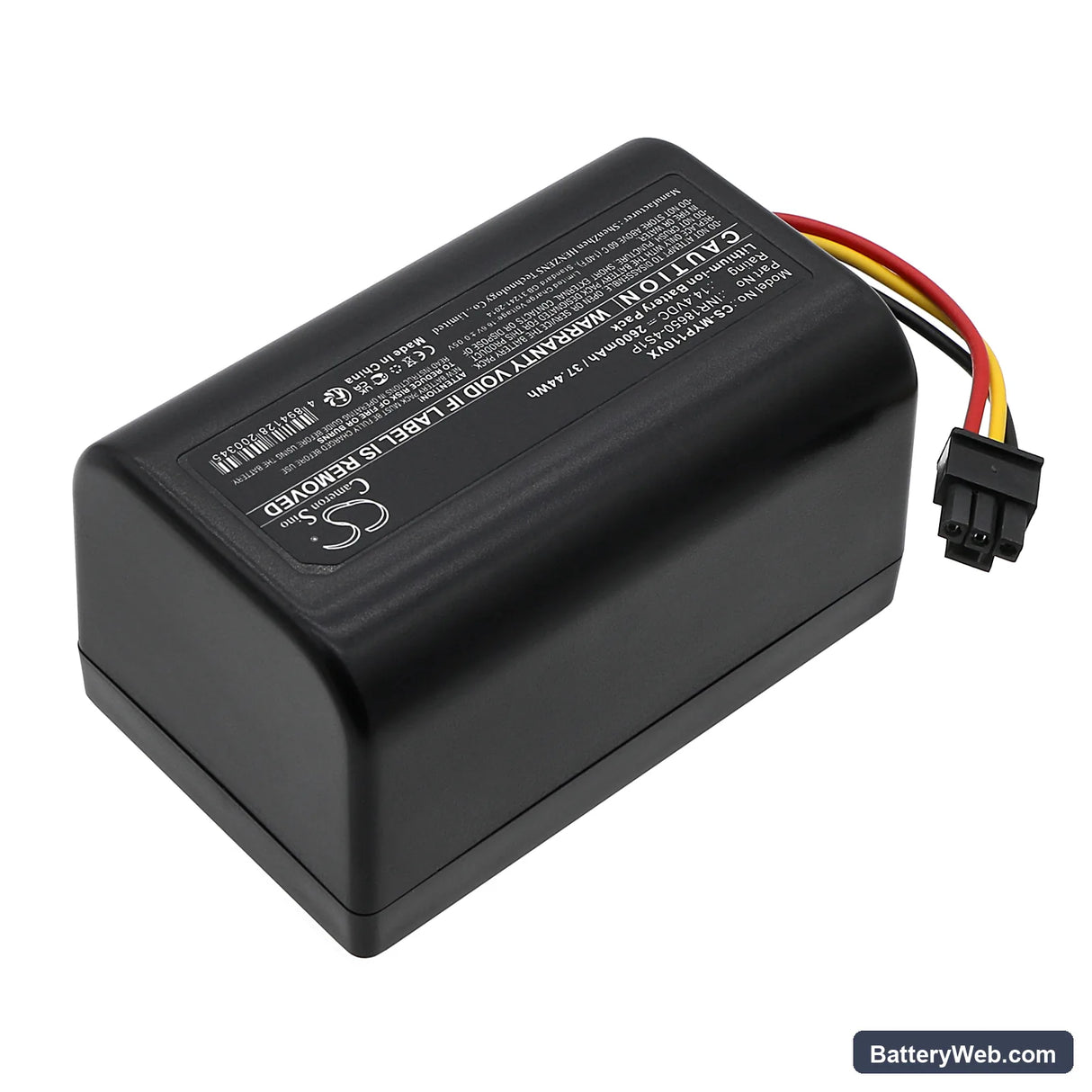 Moneual P11 Replacement Battery, 14.4V, 2600mAh, Li-ion 2