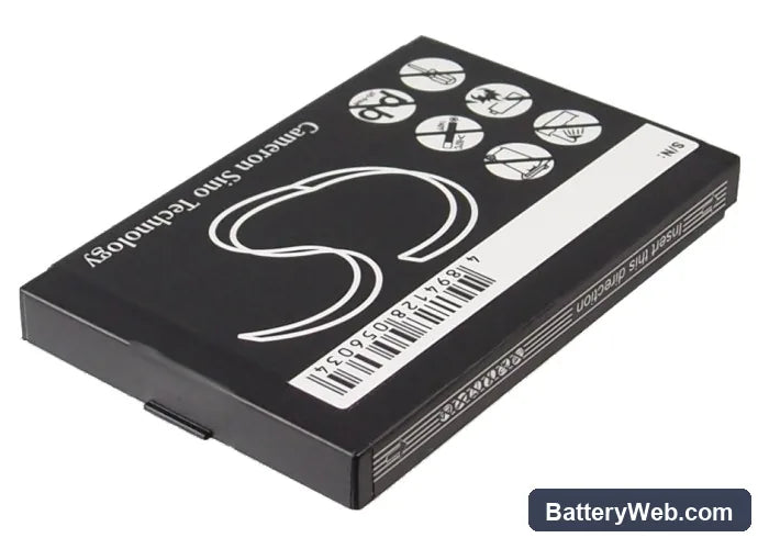 MyPhone 8830 Replacement Battery, 3.7V, 1500mAh, Li-ion 2